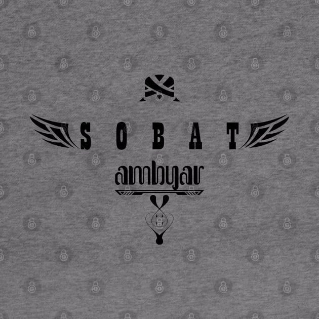 Sobat Ambyar - Black2 by SanTees